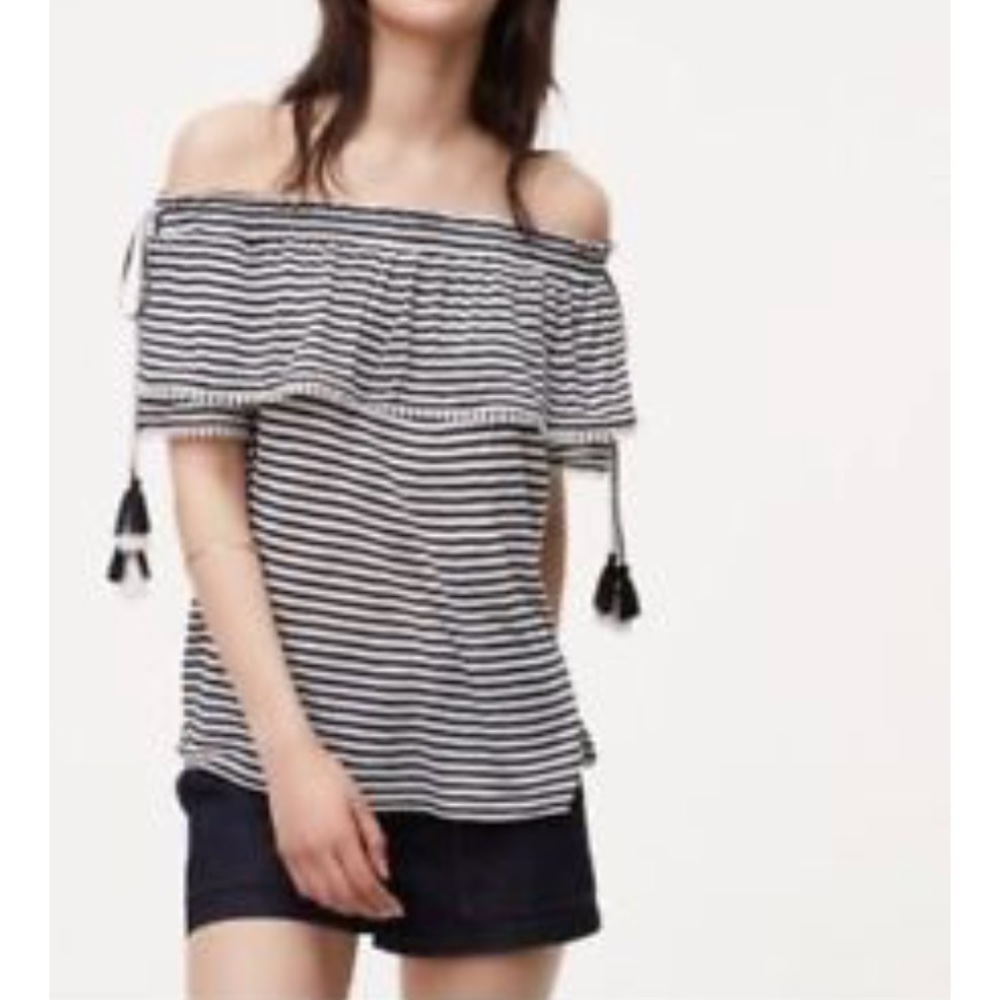 LOFT SUMMER TASSLE TANK